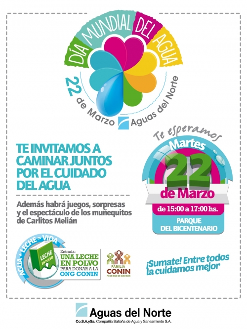 Una forma novedosa de concientizar en días previos al Día Mundial del Agua