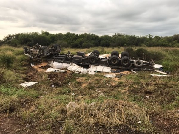 En el cruce de Olleros, otro accidente mas