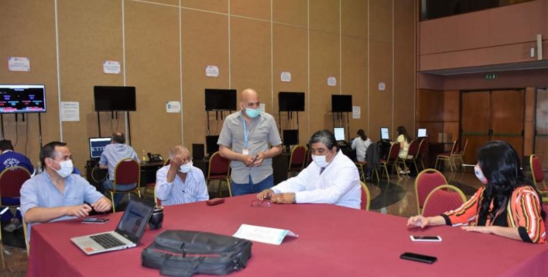 Autoridades visitan la Central de Operaciones Control y Seguimiento
