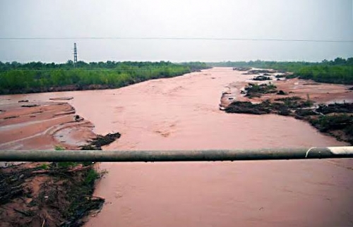 En El Bordo, las obras impidieron el desborde de agua hacia Apolinario Saravia