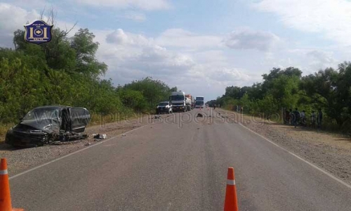 Automovilista falleció en una colisión frontal