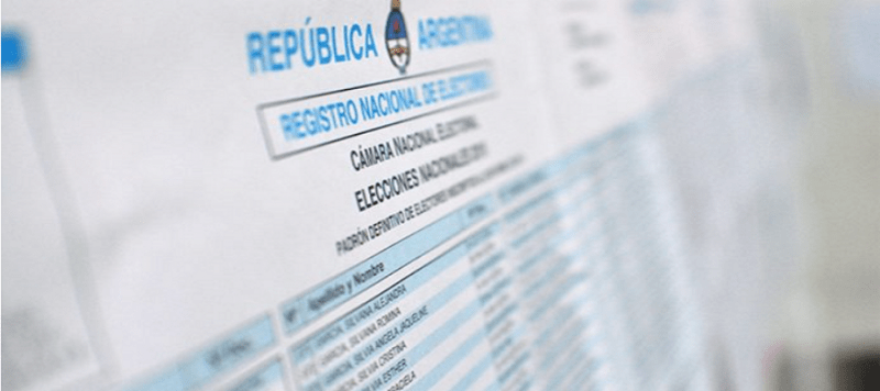 Hasta el domingo 25 de abril se puede consultar el padrón provisorio