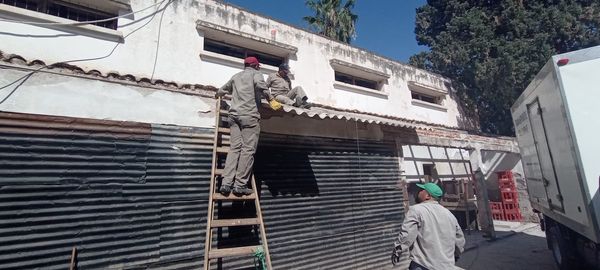 Obras de mantenimiento en el Mercado Artesanal