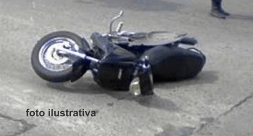 Motociclistas lesionados en El Quebrachal