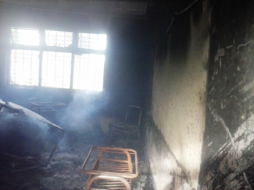 Incendio voraz devastó una Escuelita Albergue