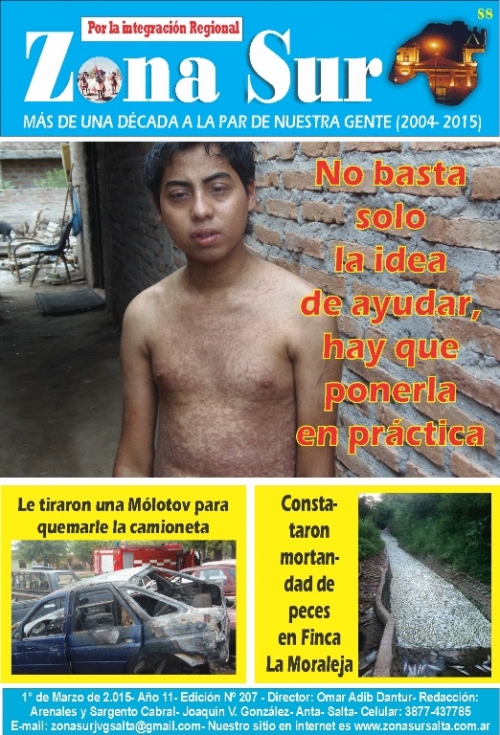 Zona Sur, primera quincena de marzo