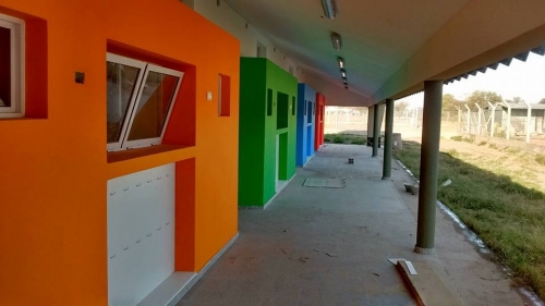 Finalizó la construcción de la escuela Martín Fierro