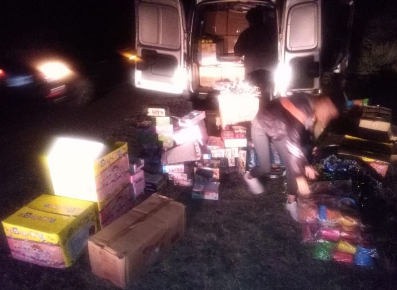 La Policía incautó un importante cargamento de mercadería ilegal en Anta