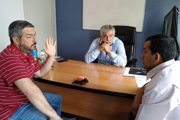 El Secretario del Interior se reunió con los intendentes de J.V. González, El Galpón y El Tala