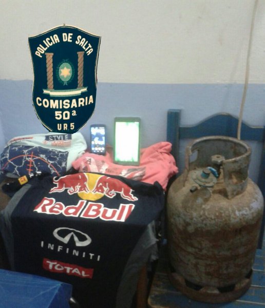 Menor detenido por robo