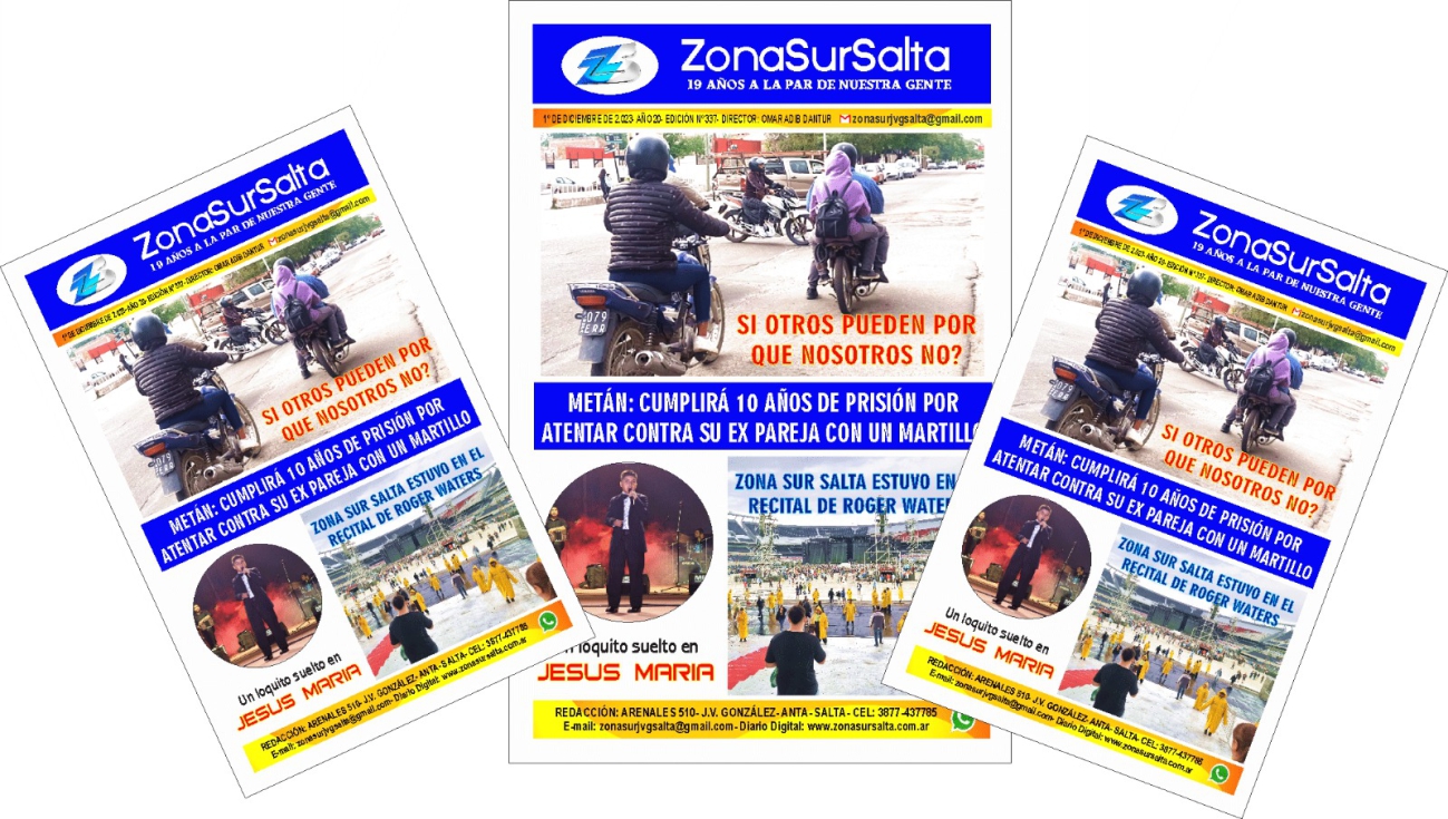 Ya salió nuestra edición impresa Nº 337