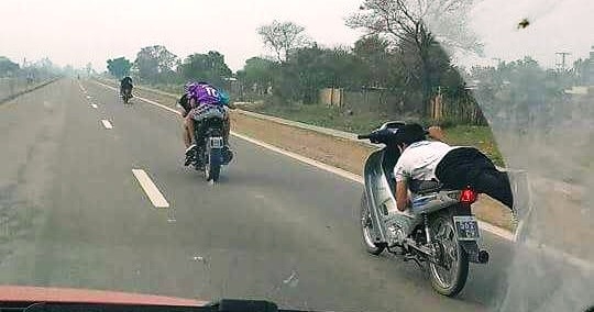 Menores demorados porque hacían picadas y llevaban sustancias prohibidas
