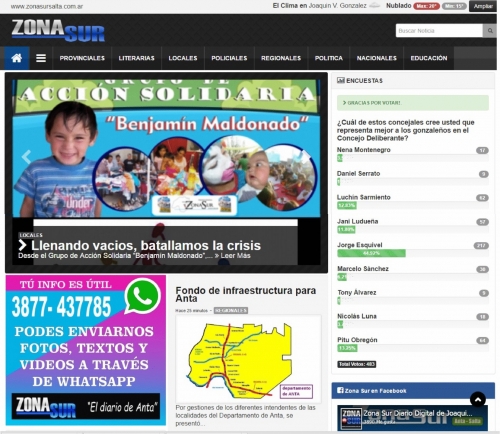 Encuesta sobre los concejales gonzaleños