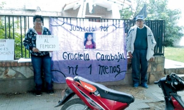 Asistirán al juicio del femicida, familiares de Graciela Carabajal