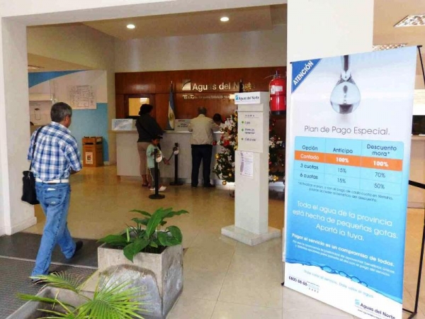 Aguas del Norte extiende el plazo para regularización de deudas