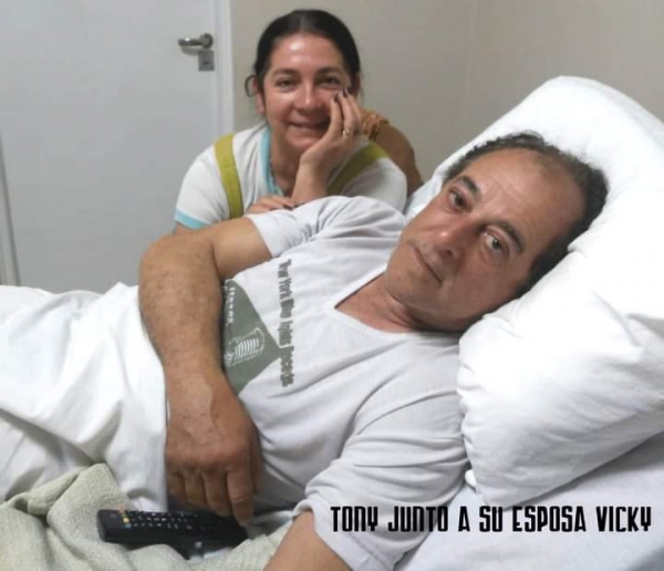 Con gran entereza Tony Galvagno se recupera