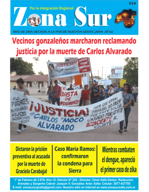 Zona Sur de febrero 2016