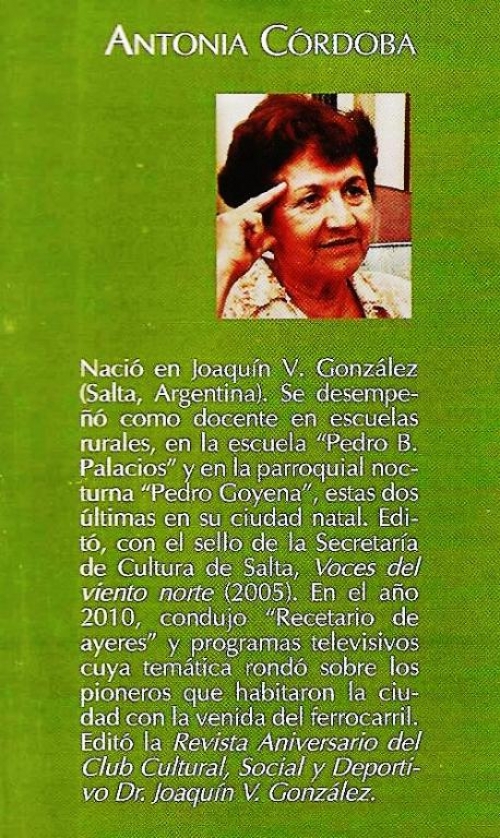 Antonia Córdoba presentó su libro La V del medio