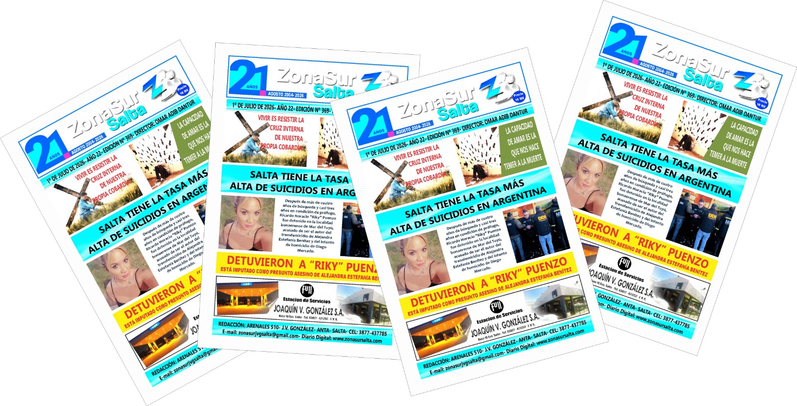 YA SALIÓ NUESTRA EDICIÓN DE JULIO Nº 369