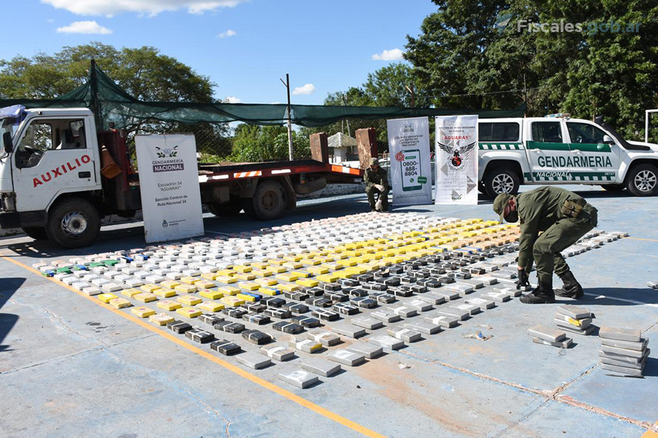 Condenados a prisión por transportar más de 480 kilos de cocaína