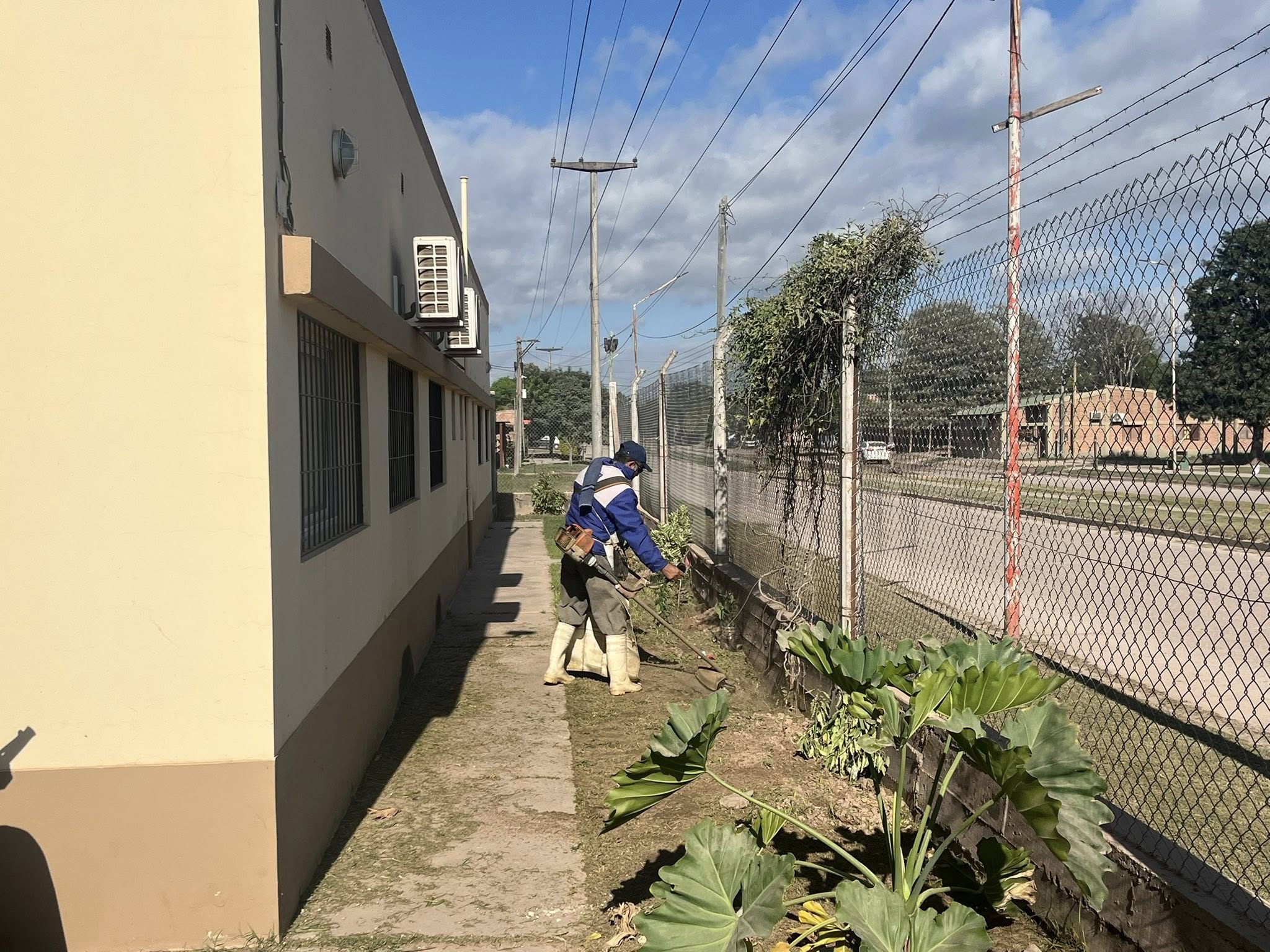 Mantenimiento en distintos sectores de la ciudad