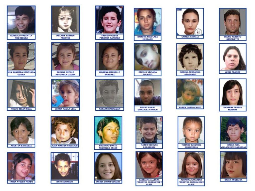 En Argentina hay cuatro denuncias diarias por chicos perdidos