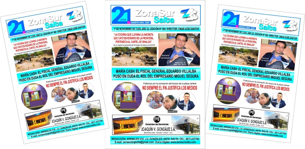Ya apareció la nueva edición impresa: NOVIEMBRE 2025