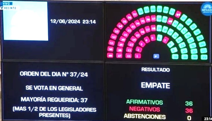 Con modificaciones, la ley Bases se aprobó y ahora regresa a Diputados