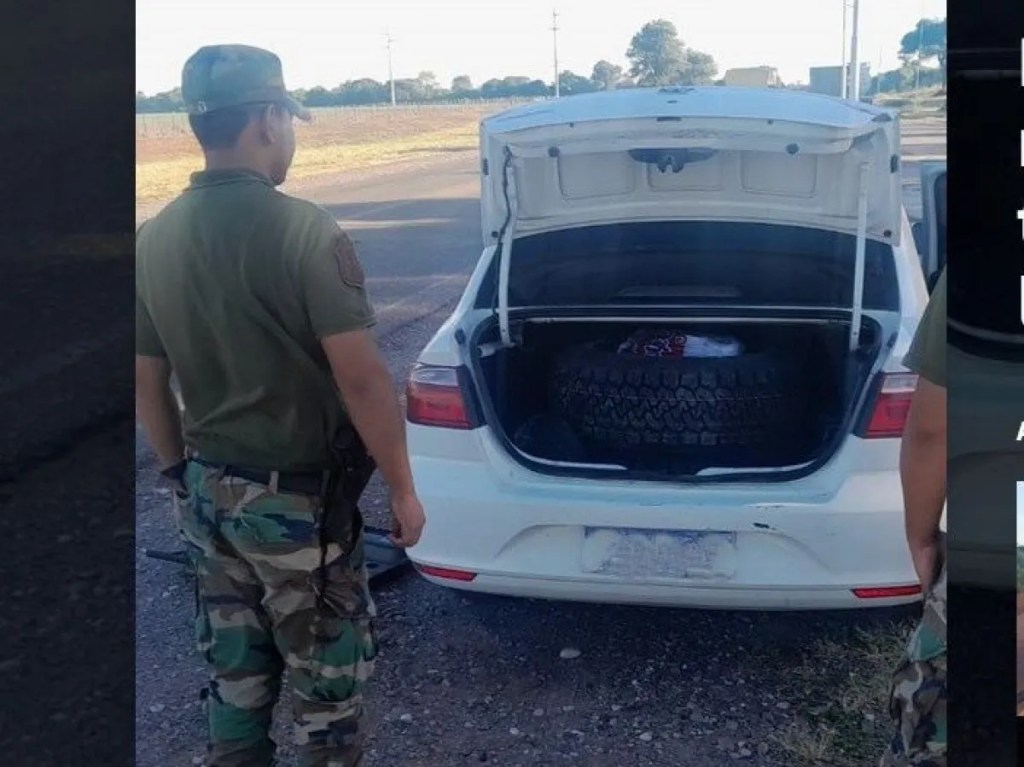 Policía Rural secuestró neumáticos transportados sin aval legal