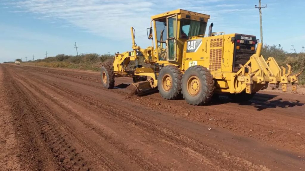 En Anta repavimentan la Ruta Provincial 5