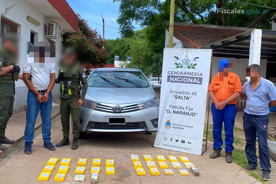 imputan y dictan prisión preventiva a un conductor que transportaba cocaína
