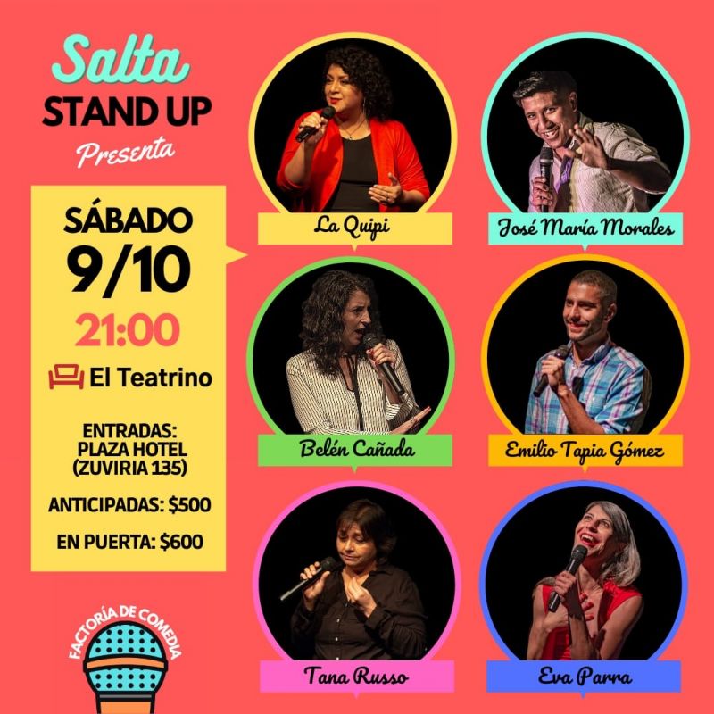 “SALTA STAND UP, Factoría de Comedia”, diversión garantizada
