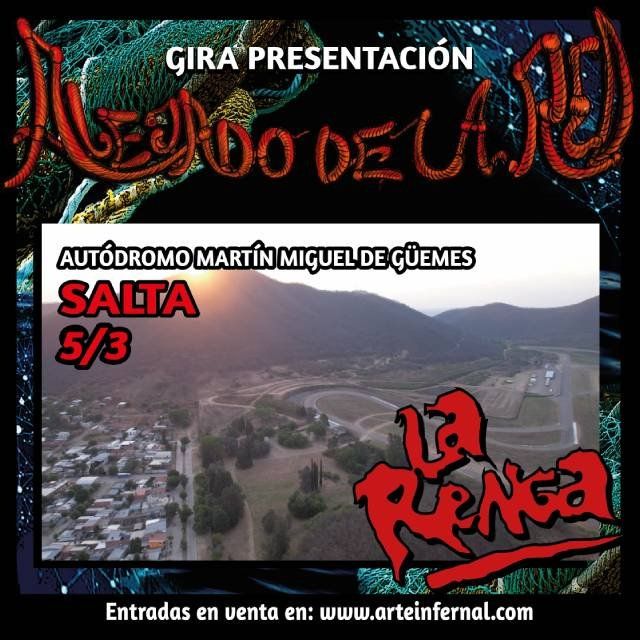 Perro Ciego abrirá el show de La Renga en Salta