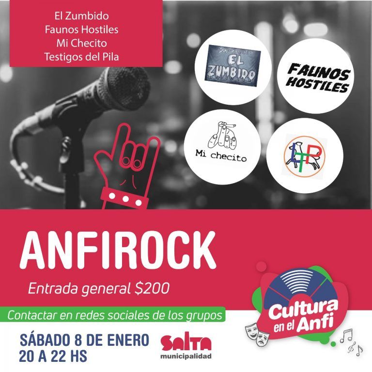 Este sábado “AnfiRock” en el Cuchi Leguizamón