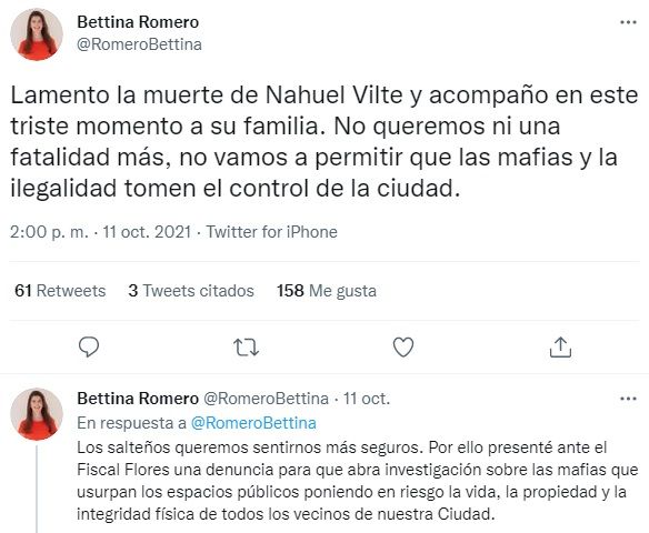 “La Intendenta habló de mafias, tendría que ver qué clase de funcionarios tiene”