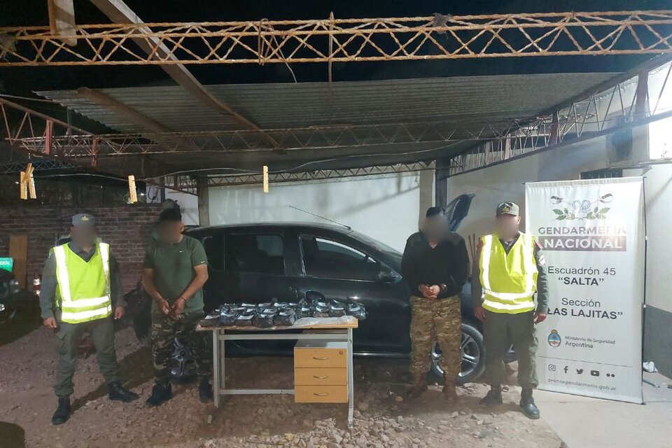 Salta: un militar y un comerciante fueron imputados por un transporte de 23 kilos de cocaína