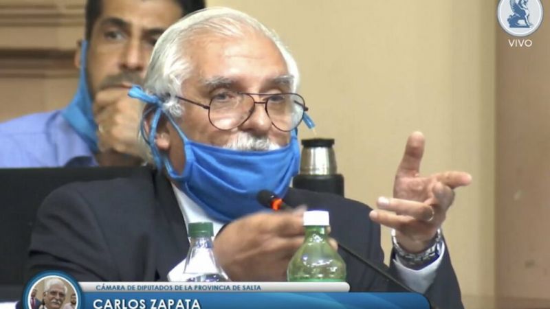 Zapata sobre sus pares: “Faltan de ganas de legislar bien”