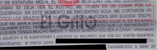 Apareció una carta de auxilio que podría ser de Gala