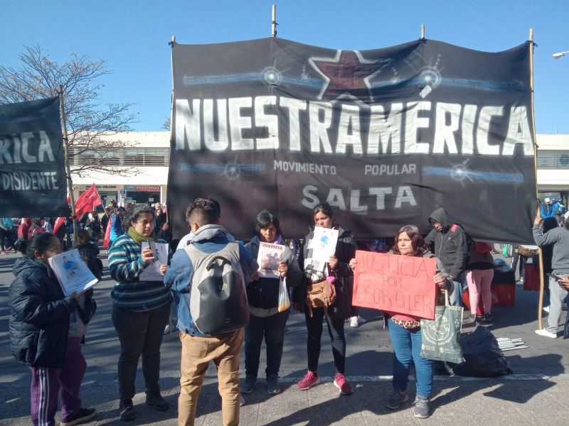 Nuestramérica exigió justicia por Oscar Oller