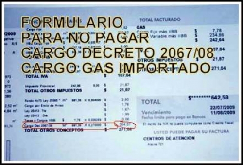 La Corte avaló el cargo por el gas importado