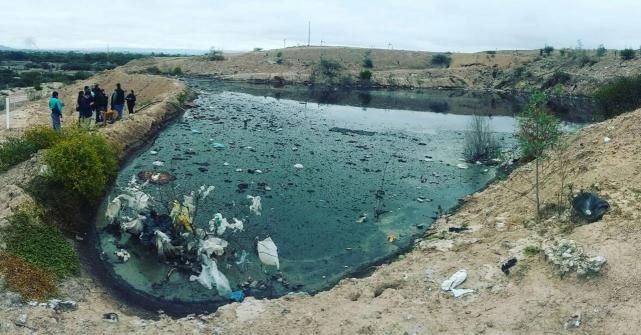 "Acá hay un delito ambiental que se viene desenvolviendo desde que este intendente (Sáenz) llegó”