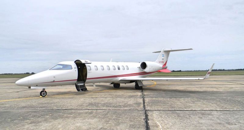 El avión sanitario de la provincia recibirá mantenimiento técnico en Estados Unidos