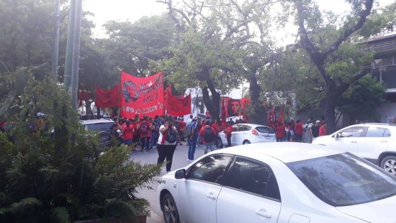 Trabajadores del norte se manifestaron en el IPV