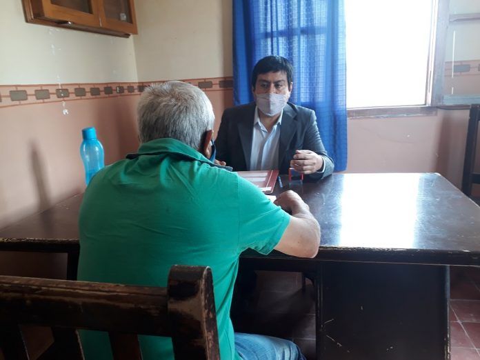 Un interno en rehabilitación accedió a una visita familiar después de tres años