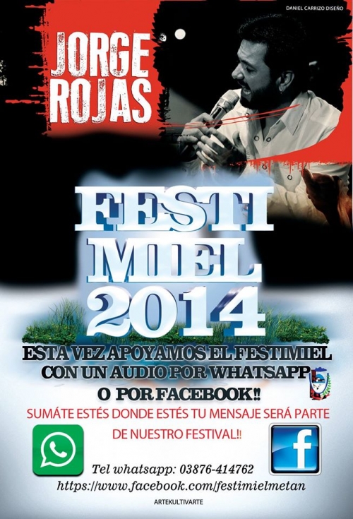 Se dio a conocer la cartelera por día de la edición Nº 3 delFestival Folclorico “FESTIMIEL 2014”, que abrirá el telón el sábado 6