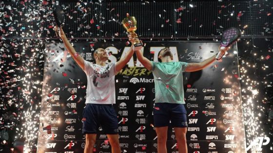 Maximiliano Arce se coronó campeón en el Máster A1 de pádel