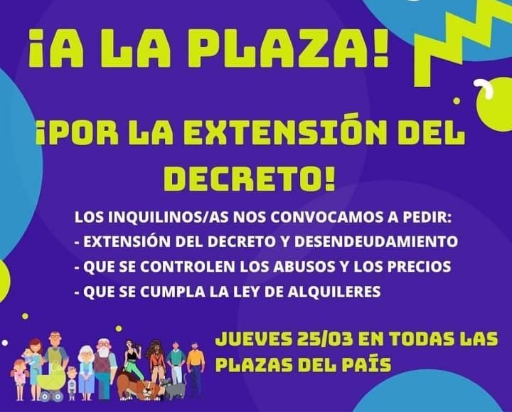 La Unión de Inquilinxs se manifestará en contra de los abusos sobre los alquileres