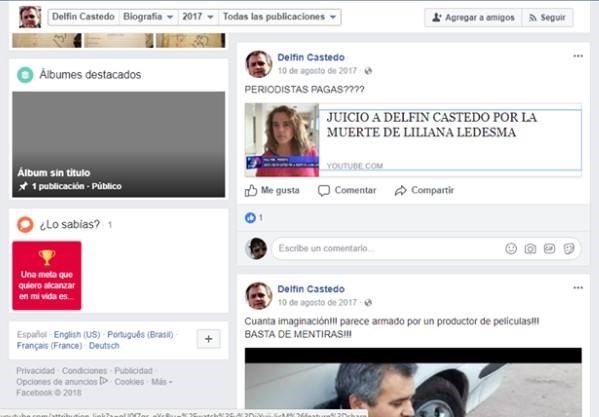 Periodista en la mira del narco Delfín Castedo