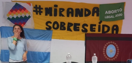 En conferencia de prensa, Miranda Ruiz agradeció el apoyo durante su proceso judicial