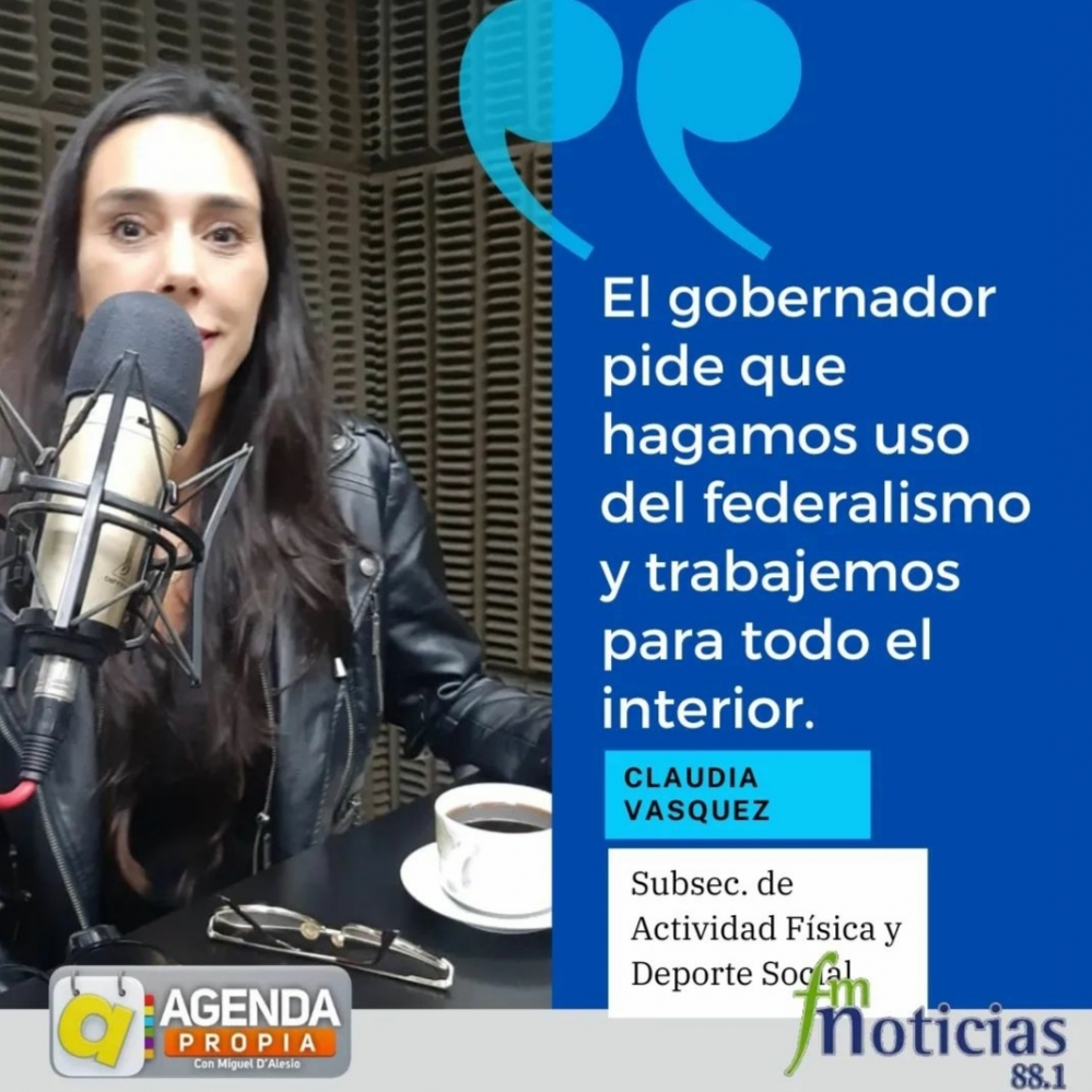 “El Gobernador pide que hagamos uso del federalismo y trabajamos para todo el interior”
